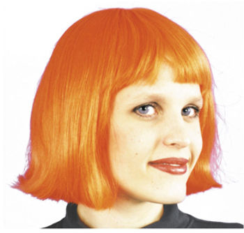 Cindy Wig Neon Orange