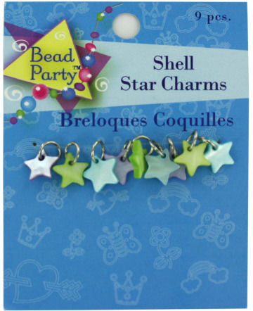 9-Pack Shell Star Charms Case Pack 24