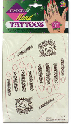 Temporary Hand Tattoos Case Pack 24