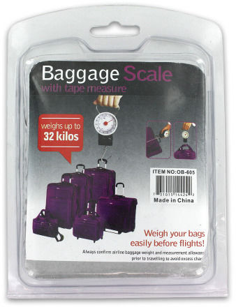 Luggage Scale Set Case Pack 6