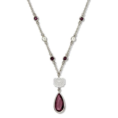 Missouri State University Bears Necklace - Red Crystal