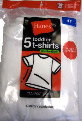 Hanes Toddler T-shirts Case Pack 30