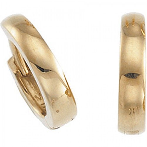 Huggie Hoop Earrings - 11.5 Mm - 14k Yellow Gold