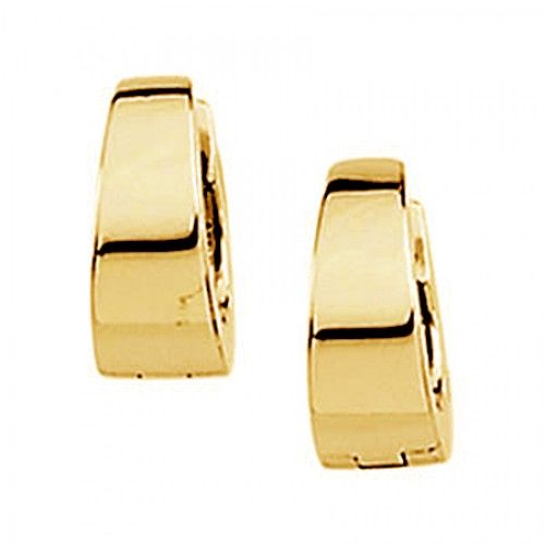 Huggie Hoop Earrings - 10.25 Mm - 14k Yellow Gold