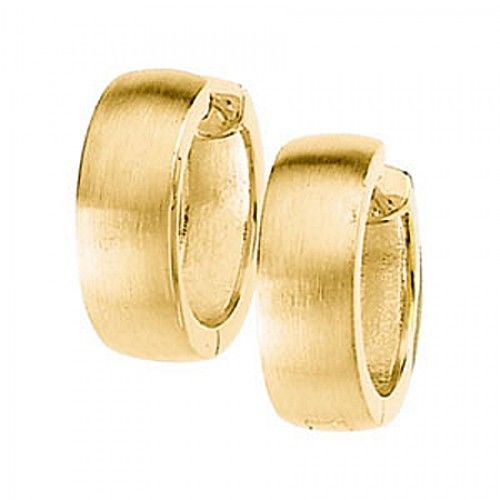 Hinged Hoop Earrings - 17.50 Mm - 14k Yellow Gold