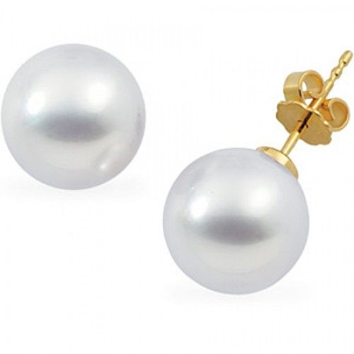 South Sea Pearl Earring - 18k Yellow Gold 11mm