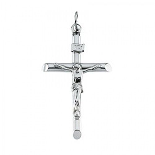 Religious Sterling Silver Crucifix Pendant - 11.2 Grams