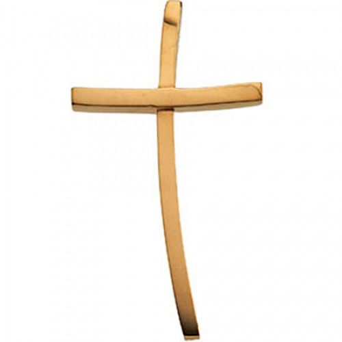 32mm Cross Pendant in 14k Yellow Gold - Men & Ladies