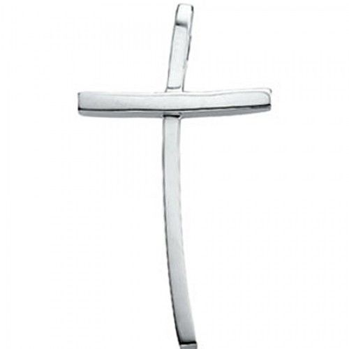 32mm Cross Pendant in 14k White Gold - Men & Ladies