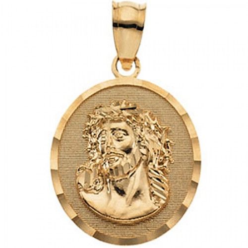 Ecce Homo Pendant - 14k Yellow Gold - 16.75 X 15.50 Mm