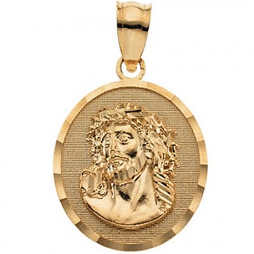 Ecce Homo Pendant - 14k Yellow Gold - 20.25 X 18.50 Mm