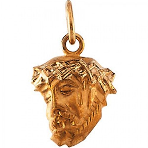 14k Yellow Gold Crown of Thorns Pendant 13.00 X 10.00mm