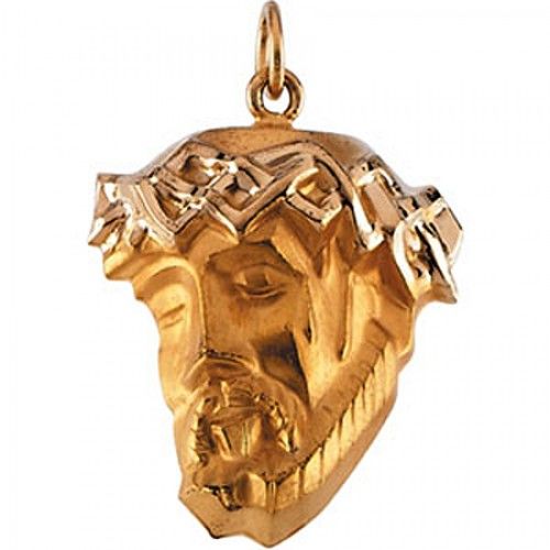 14k Yellow Gold Crown of Thorns Pendant 25.00 X 19.50mm
