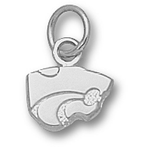 Kansas State Univ. Wildcats Pendant - Sterling Silver