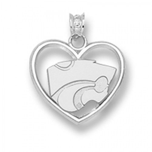 Kansas State Univ. Wildcats  Pendant - Sterling Silver