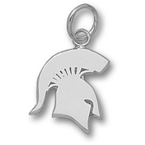 Spartan Logo Michigan State Univ. Spartans Pendant - Sterling Silver