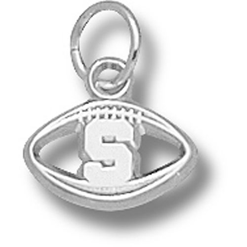 Michigan State Univ. Football Spartans Pendant - Sterling Silver
