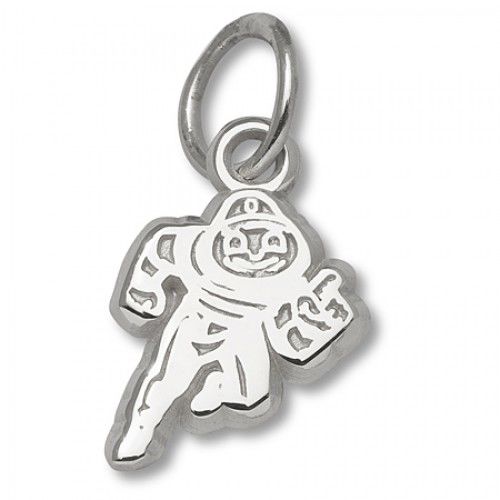 Sterling Silver Brutus Ohio State Univ. Buckeyes Pendant