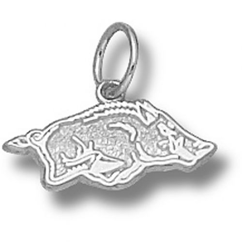 Univ. of Arkansas Razorbacks Pendant - Sterling Silver