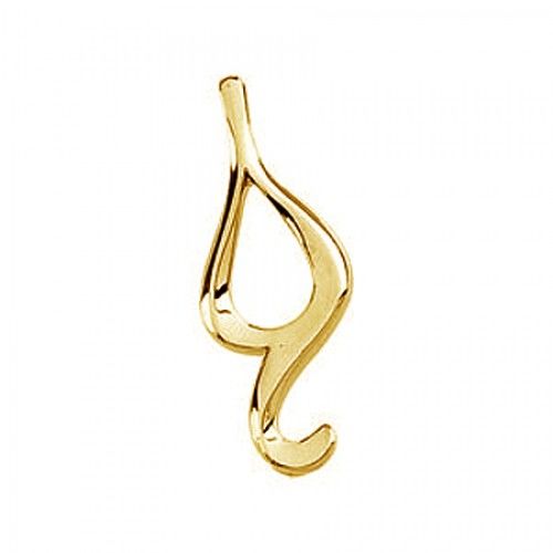 Women'S 14k Yellow Gold Artistic Pendant - 2.8 Grams