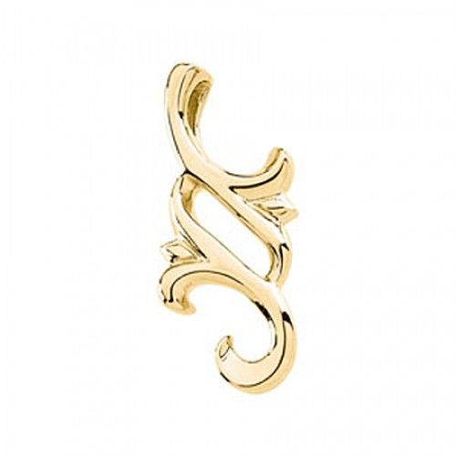 Women'S 14k Yellow Gold Drop Fashion Pendant - 4.4 Grams
