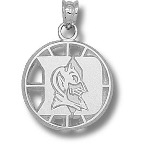 Iron Duke Pierced Basketball Pendant - Blue Devils