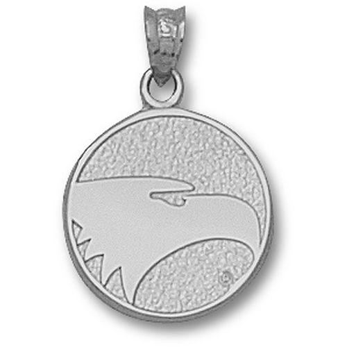 Georgia Southern Round Gus Silhouette Pendant - Eagles