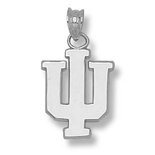 Indiana University Interlocked ""Iu"" Pendant - Hoosiers