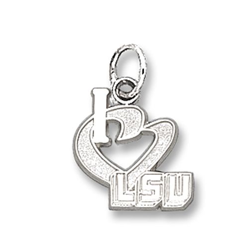 Louisiana State University I Heart Lsu Pendant - Tigers