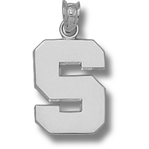 Michigan State University Polished ""S"" Pendant Spartans