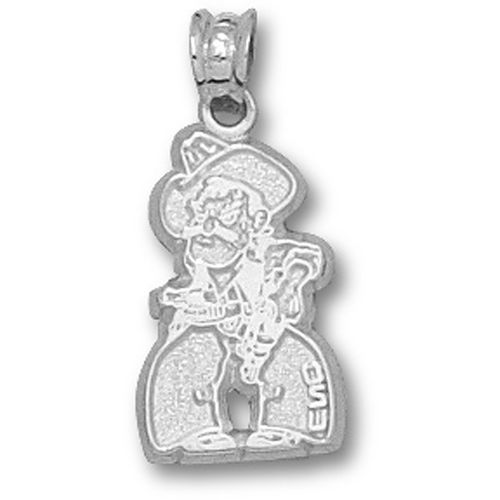 Oklahoma State Pistol Pete Pendant - Sterling Silver