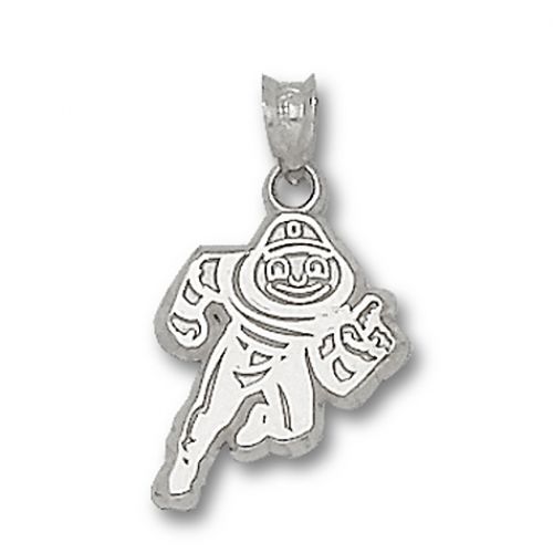 Ohio State Univ. New Brutus Pendant - Sterling Silver