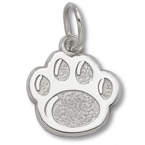 Penn State University Lion Paw Pendant Sterling Silver