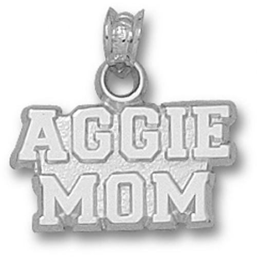 Texas a&M Univ. ""Aggie Mom"" Pendant - Sterling Silver