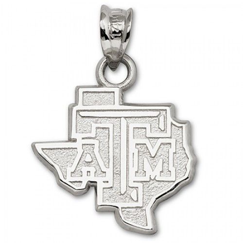 Sterling Silver Texas a&M University ""Atm"" Pendant