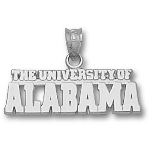 Univ. of Alabama School Name Pendant - Sterling Silver