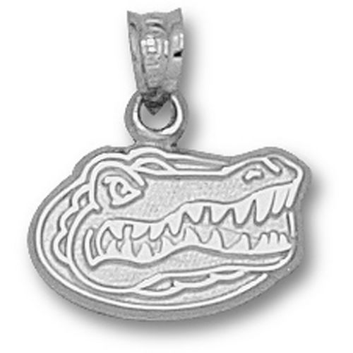 Sterling Silver University Florida Gator Head Pendant