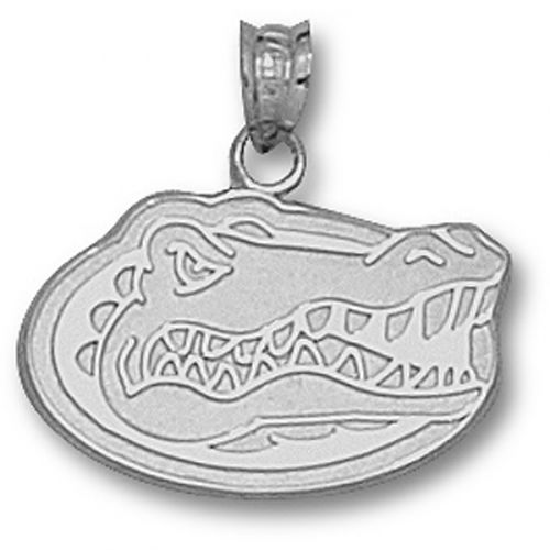University Florida Gator Head Pendant - Sterling Silver
