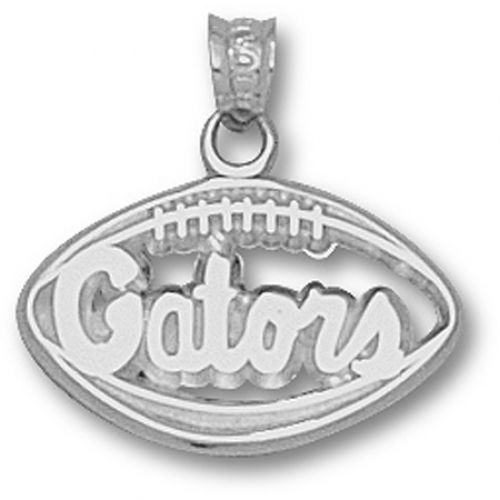 Ncaa Florida Gators - ""Gators"" Pierced Football Pendant