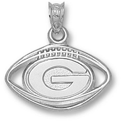 Ncaa Georgia Bulldogs - ""G"" Pierced Football Pendant