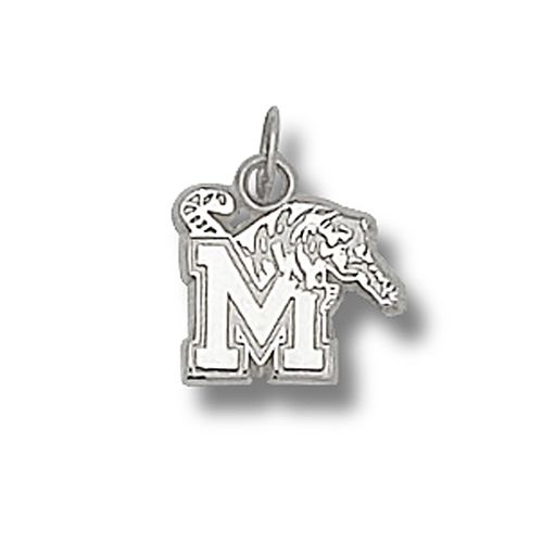 University of Memphis Tigers - ""M"" Tiger Pendant Silver