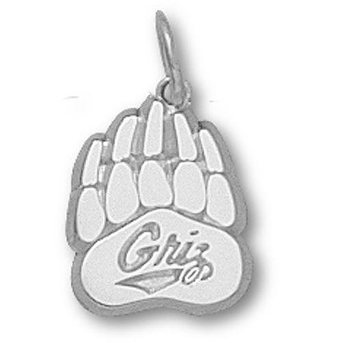 University of Montana Grizzlies - ""Griz"" Paw Pendant