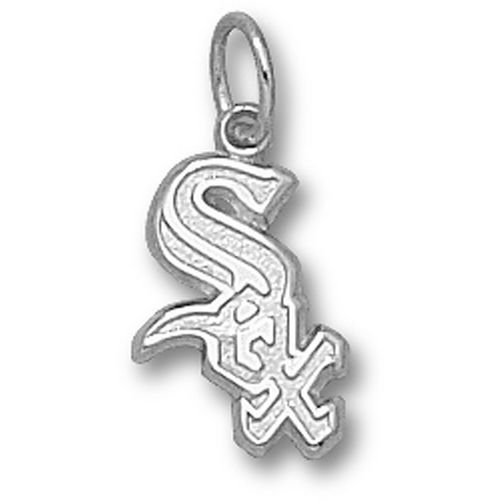 Mlb Chicago White Sox ""Sox"" Pendant - Sterling Silver