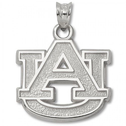 Auburn University Tigers ""Au"" Pendant - Sterling Silver