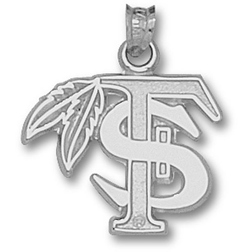 Florida State University Seminoles ""Fs"" Feather Pendant