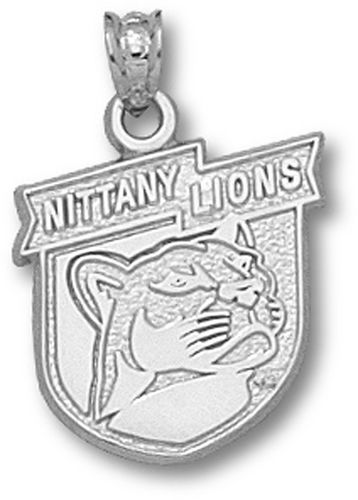 Penn State Univ. Nittany Lions Banner & Shield Pendant