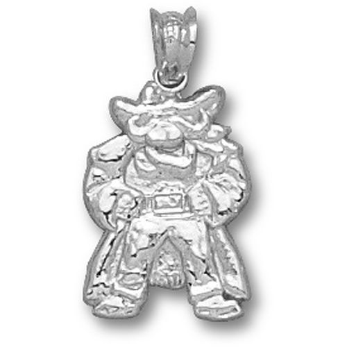 Unisex - University of Nevada Rebel Pendant - Silver