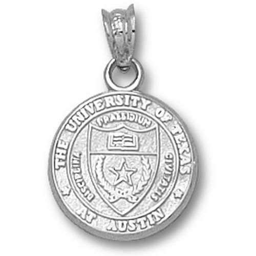 Unisex - University of Texas Seal Pendant - Silver
