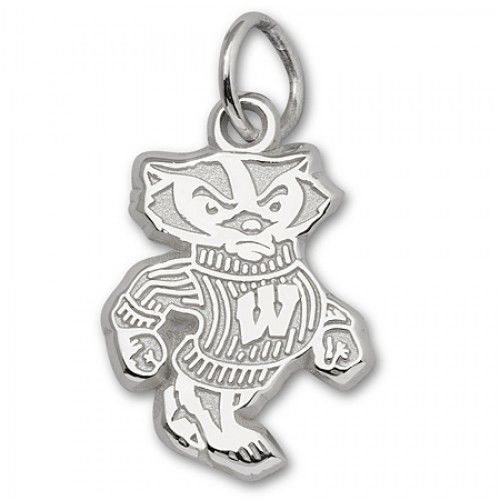 Unisex - University of Wisconsin Badger Pendant Silver