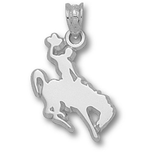 Unisex - University of Wyoming Cowboy On Horse Pendant